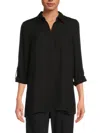 Joan Vass Women's Patch Pocket Tshirt In Black