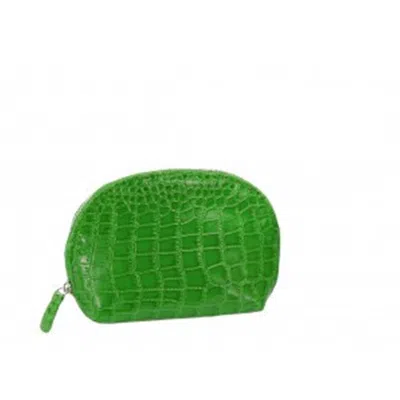 Joann Marie Designs Coslmc Cosmetic Bag - Lime Mock Croc Pack Of 2 In Green
