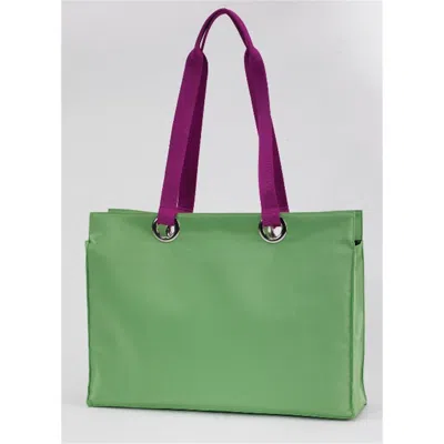 Joann Marie Designs Joann Marrie Designs Ctyli City Tote Bag - Lime- Pack Of 2 In Green
