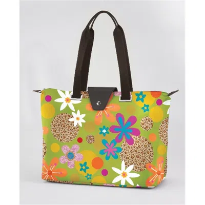 Joann Marie Designs Joann Marrie Designs Hamglf Hampton Bag - Green Leopard Floral- Pack Of 2