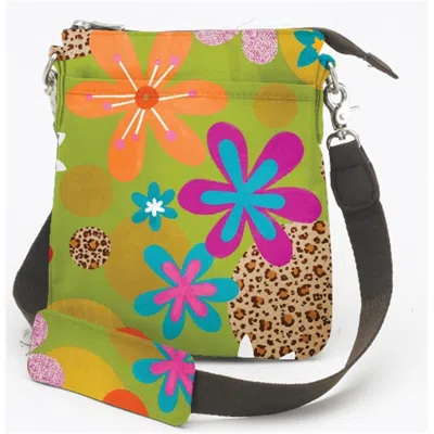Joann Marie Designs Joann Marrie Designs Nupglf Urban Pouch Bag - Green Leopard Floral- Pack Of 2
