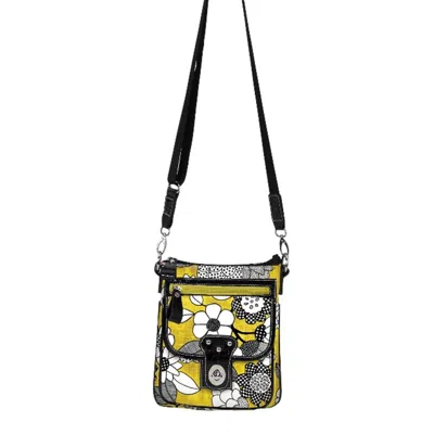 Joann Marie Designs Joann Marrie Designs Pybf Pouch Yellow & Black Floral- Pack Of 2 In Multi