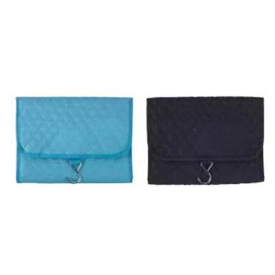 Joann Marie Designs Jttuq Jewelry Tote -turquoise Quilted Pack Of 2 In Blue