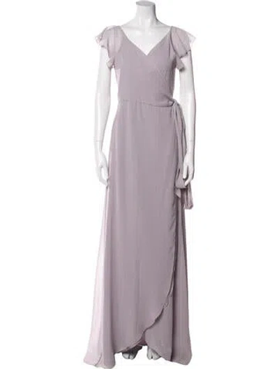 Pre-owned Joanna August V-neck Long Dress