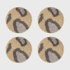 Joanna Buchanan Animal Print Coasters In Neutral