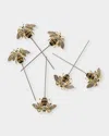 Joanna Buchanan Stripey Bee Cocktail Pick Set