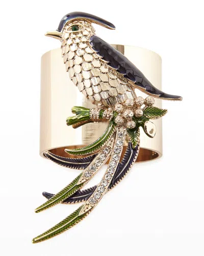 Joanna Buchanan Bird 2-piece Napkin Ring Set In Gold
