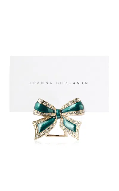 Joanna Buchanan Bow Placecard Holder In Green