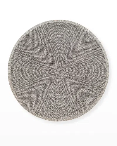 Joanna Buchanan Bugle Bead Placemat In Silver