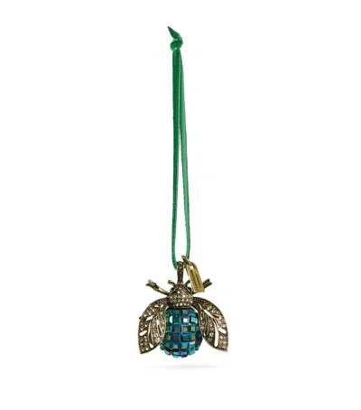 Joanna Buchanan Crystal Bee Tree Decoration In Blue