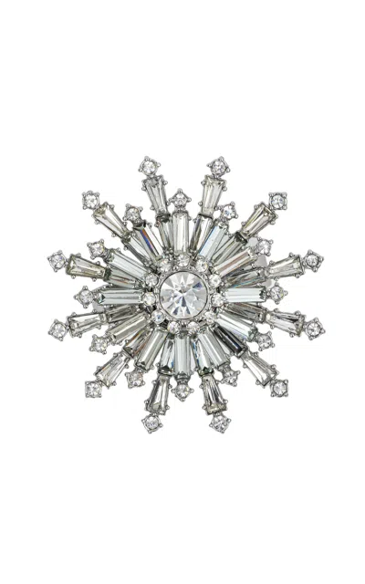 Joanna Buchanan Dazzling Snowflake Napkin Rings; Set Of Four In Silver