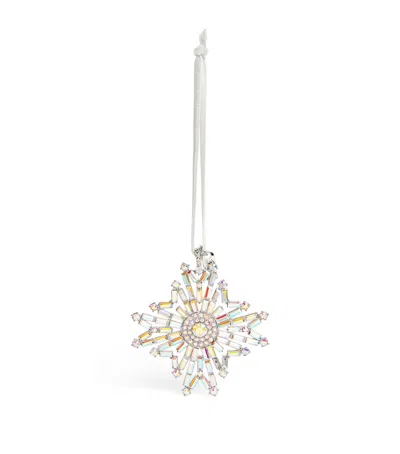Joanna Buchanan Embellished Snowflake Tree Decoration In Silver