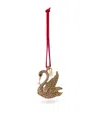 Joanna Buchanan Embellished Swan Tree Ornament In Metallic