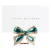 Joanna Buchanan Set-of-four Enamel Bow Skinny Napkin Rings In Green