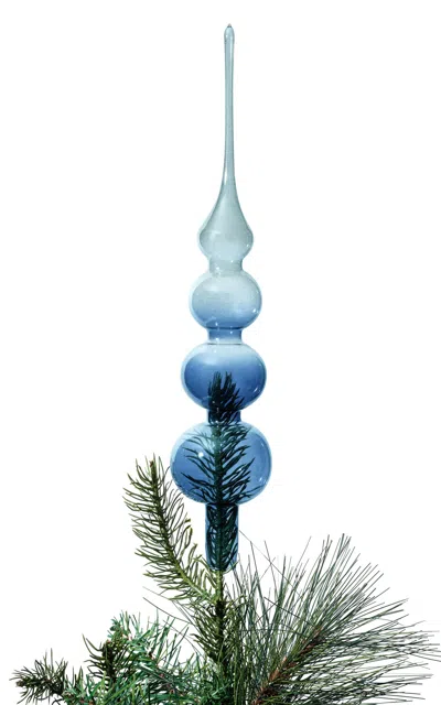 Joanna Buchanan Glass Bubble Tree Topper In Navy