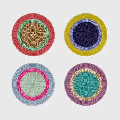 Joanna Buchanan Hand Beaded Coasters