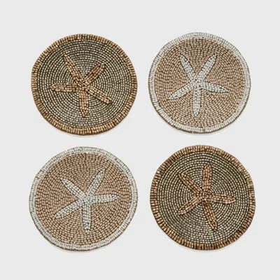 Joanna Buchanan Hand Beaded Coasters