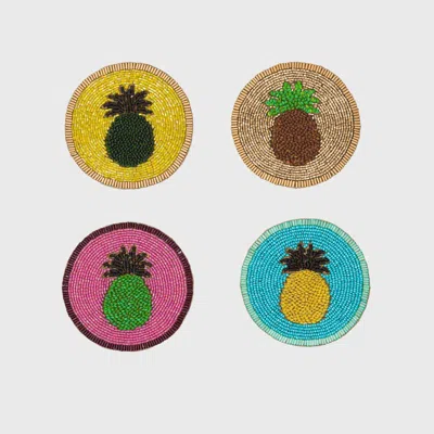 Joanna Buchanan Hand Beaded Coasters
