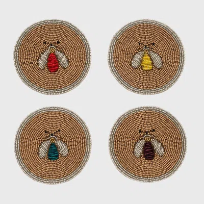Joanna Buchanan Hand Beaded Coasters