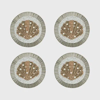 Joanna Buchanan Hand Beaded Coasters