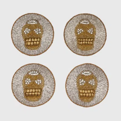 Joanna Buchanan Hand Beaded Coasters