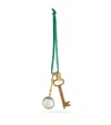 Joanna Buchanan Key And Magnifying Glass Tree Decoration In Green