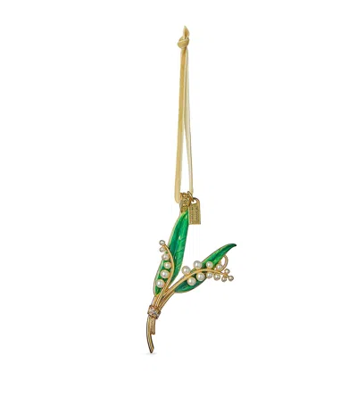 Joanna Buchanan Lily Of The Valley Tree Decoration In Green