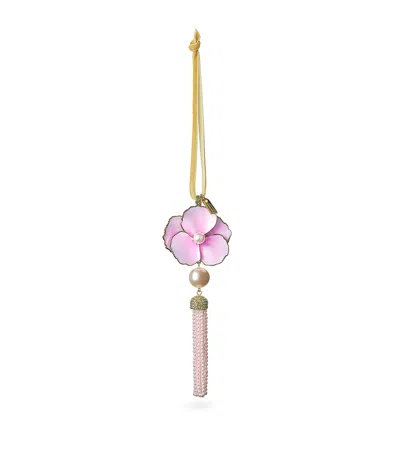 Joanna Buchanan Orchid Tassel Tree Decoration In Pink
