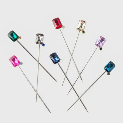 Joanna Buchanan Party Set Of Cocktail Picks And Wine Charms In Multi