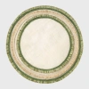 Joanna Buchanan Ruffle Edge Straw Placemat, Set Of Four In Green
