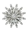 Joanna Buchanan Set Of 4 Crystal Snowflake Napkin Rings In Silver