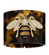 Joanna Buchanan Set Of 4 Tortoiseshell Bee Napkin Rings In Brown