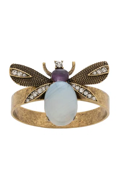 Joanna Buchanan Set-of-four Skinny Napkin Rings In Gold