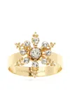 Joanna Buchanan Set-of-four Snowflake Napkin Rings In Gold