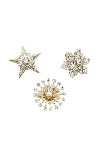 Joanna Buchanan Set-of-three Gold-tone Zinc Clips