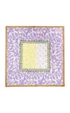 Joanna Buchanan Set-of-two Joyful Linen Napkins In Purple