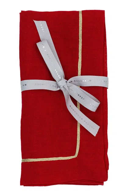 JOANNA BUCHANAN SET-OF-TWO LINEN NAPKINS