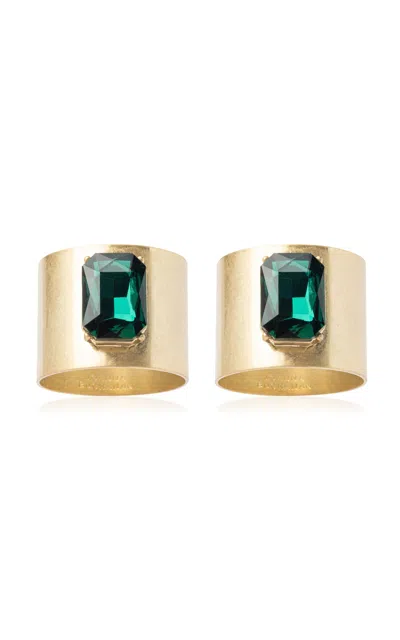 Joanna Buchanan Set-of-two Napkin Rings; In Green