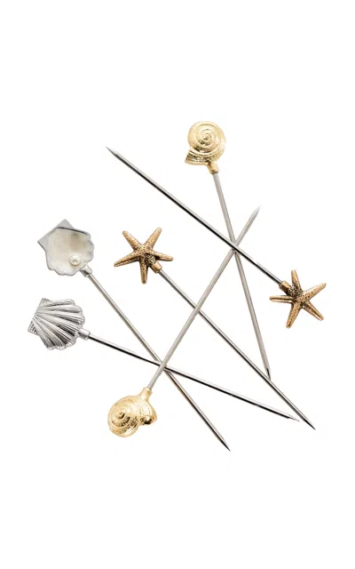 JOANNA BUCHANAN SHELL COCKTAIL PICKS