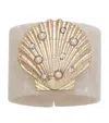 Joanna Buchanan Shell Napkin Rings In Gold