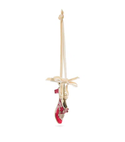 Joanna Buchanan Shoe Tree Ornament In Red