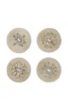 Joanna Buchanan Snowflake Coaster In Metallic