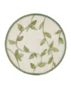 Joanna Buchanan Straw Leaf Placemat In Leaf Green