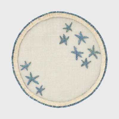 Joanna Buchanan Straw Placemat, Set Of Four