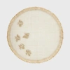 Joanna Buchanan Straw Placemat, Set Of Four In Gold
