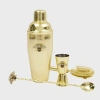 Joanna Buchanan Stripey Bee Cocktail Shaker Set In Gold