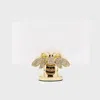 Joanna Buchanan Stripey Bee Placecard Holders, Set Of Two In Gold