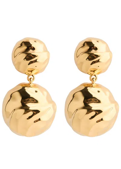 Joanna Laura Constantine Orb Large 18kt Gold-plated Drop Earrings