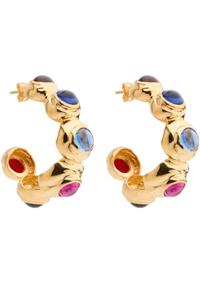 Joanna Laura Constantine Statement 18kt Gold-plated Hoop Earrings