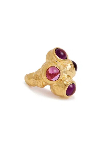 Joanna Laura Constantine Statement 18kt Gold-plated Ring